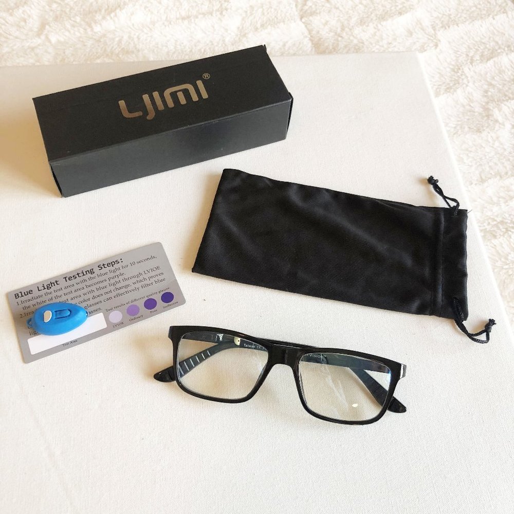 Black Blue Light Blocking Glasses For Computer and Cell Phone use